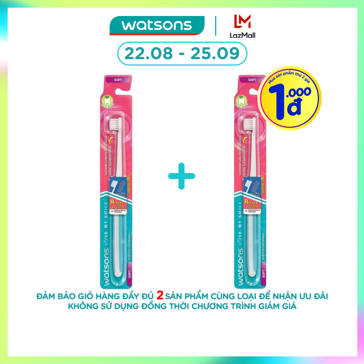 Bàn Chải Đánh Răng Watsons Super Tiny Toothbrush 1s