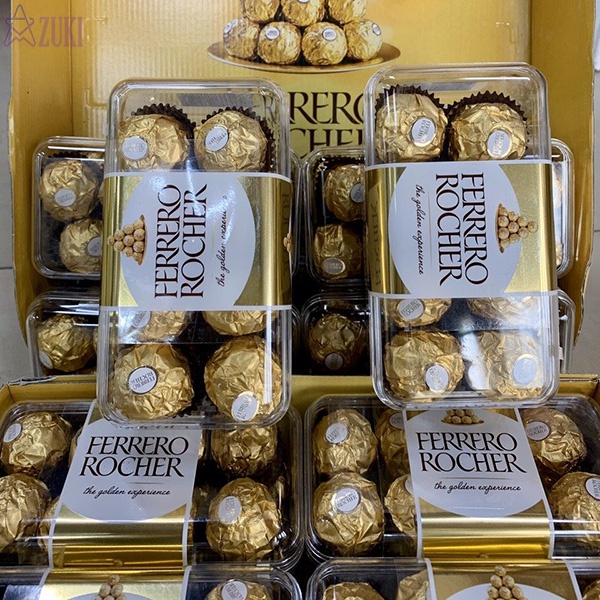Chocolate Nhân Hạt Phỉ Ferrero Rocher 200G của Úc 16 viên
