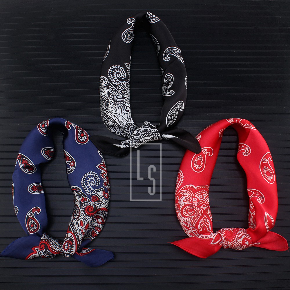 Khăn bandana lụa cao cấp - Sẵn hàng