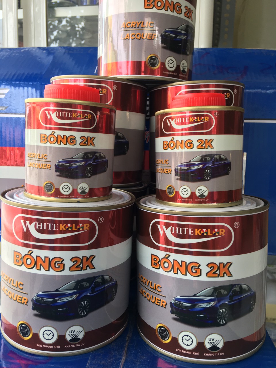 DẦU BÓNG 2K XINGFA DÙNG CHO SẮT KẼM, GỖ CẶP 1.2KG
