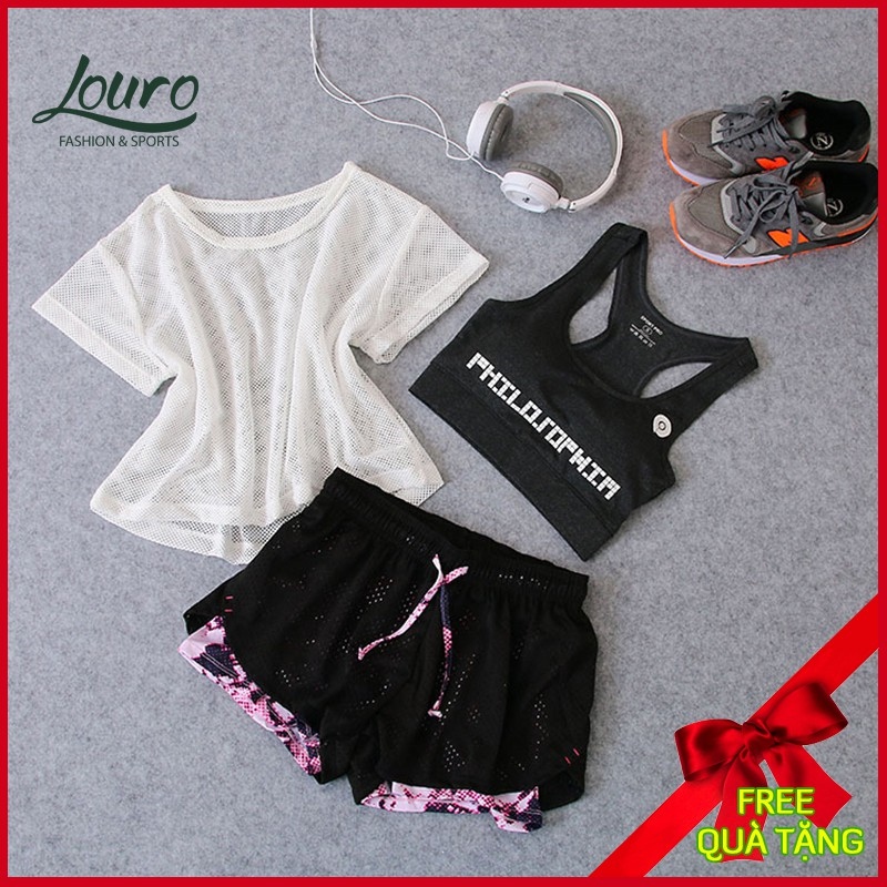 BÁO GIÁ ĐỒ TẬP ZUMBA ĐÀ NẴNG | Shopee Lazada Sendo Tiki mới nhất 72 【HOT SALE】 Sét bộ đồ tập gym nữ Louro SE17 dùng bộ đồ tập yoga gym zumba chất liệu siêu đẹp co giãn thoáng mát