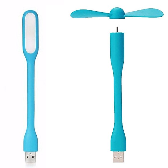 [HCM](COMBO CÚP ĐIỆN} Quạt Usb 2 Cánh Và Đèn Led Usb Siêu Sáng - GIAO MÀU NGẪU NHIÊN