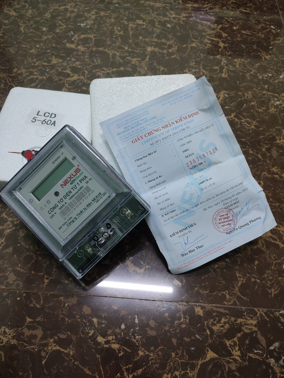 CÔNG TƠ ĐIỆN TỬ 1 PHA  ( DÀI : 12 ,NGANG : 10 )