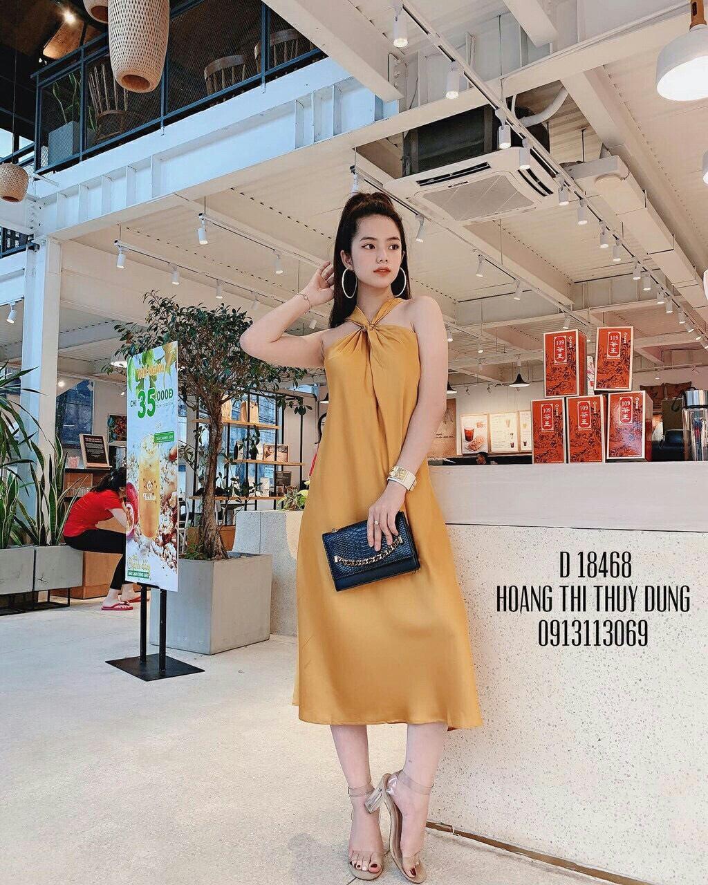 Đầm Phi Bóng suông dài SKU Japan134