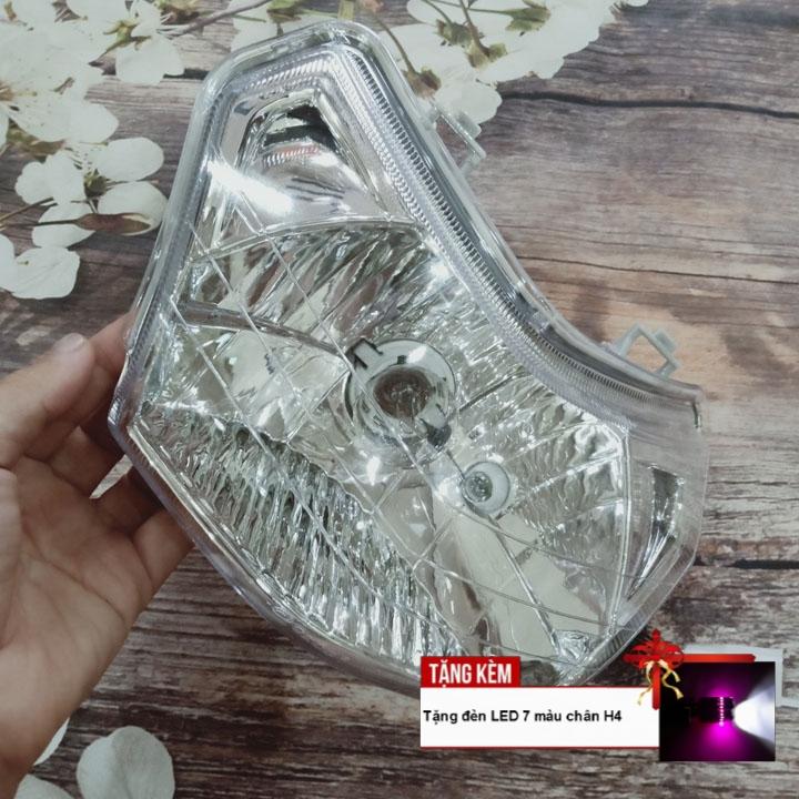 [QUÀ SIÊU CHẤT - TẶNG ĐÈN LED 7 MÀU CHÂN H4 CỰC SÁNG] Đầu đèn pha xe SCR full bộ