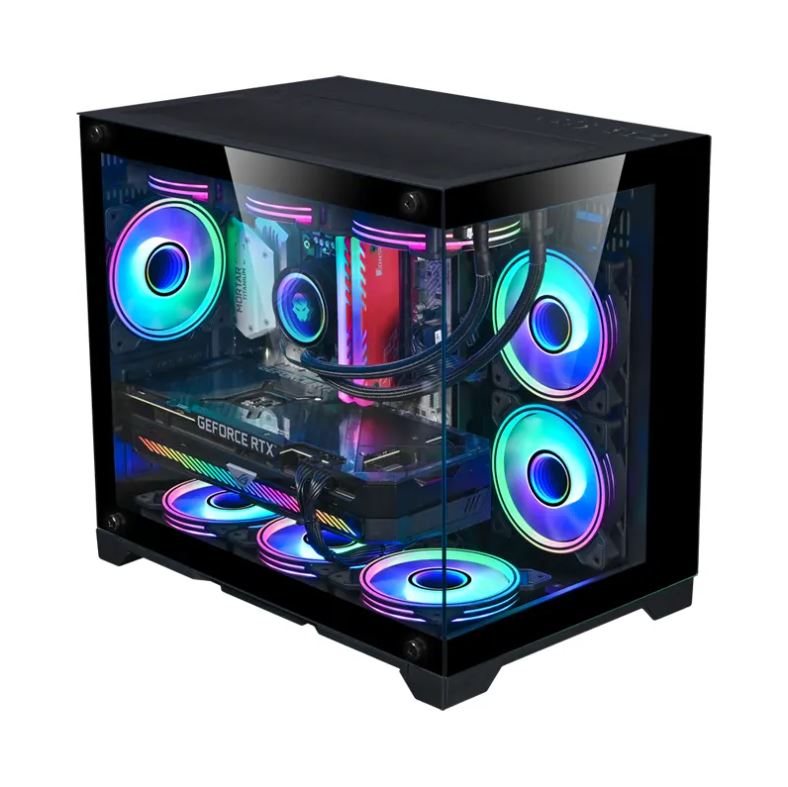 Vỏ Case César Bravery Mid Tower (Màu Đen / Trắng)