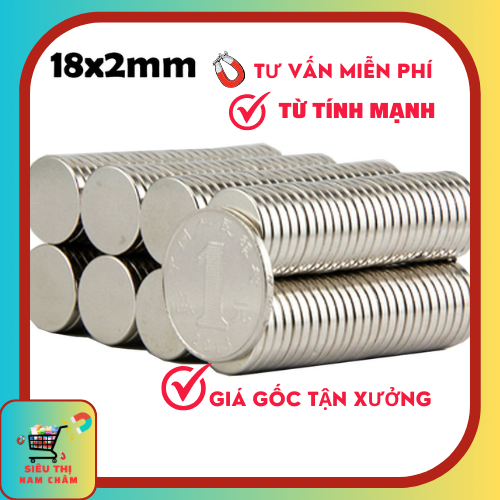 Rare earth magnets super strong 18x2mm utility
