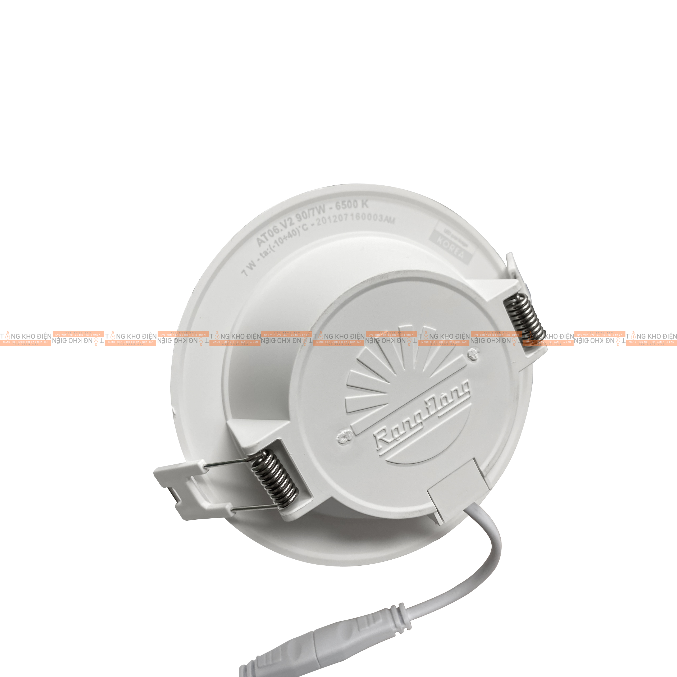 [COMBO 12 Bóng] Đèn led ầm trần downlight 7w lỗ khoét 90mm Rạng Đông