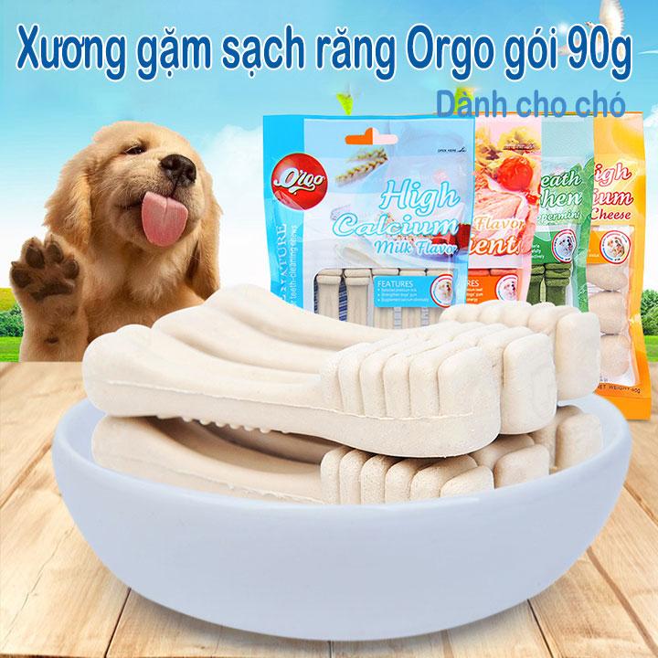 [HOÀN TIỀN 10%]Xương gặm sạch răng Orgo gói 6 cái dành cho chó - Cutepets
