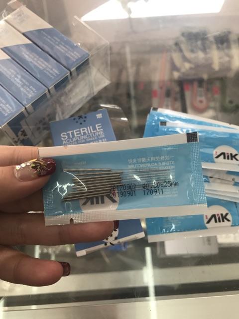 Hộp 100 Cây Kim châm cứu AIK 0.3 x 75 mm