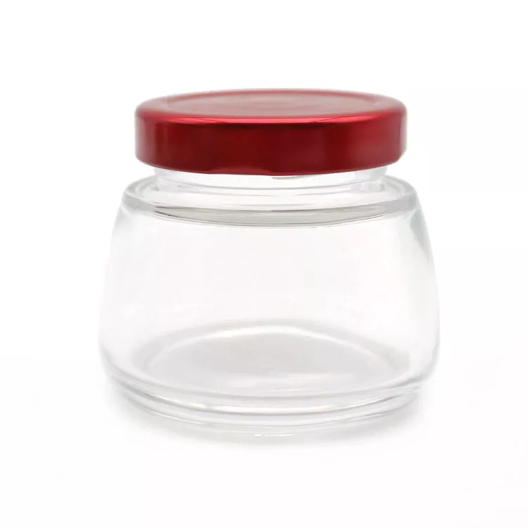 Combo 6 hũ thủy tinh bầu 150ml nắp thiếc đựng thực phẩm, chưng yến, làm sữa chua