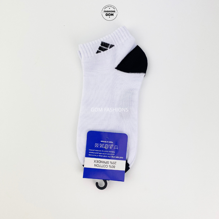 Set 5 đôi vớ cổ ngắn nam nữ hàng VNXK, tất cổ thấp chất liệu cotton dày dặn thoáng mát khử mùi - ADINGAN-CB5