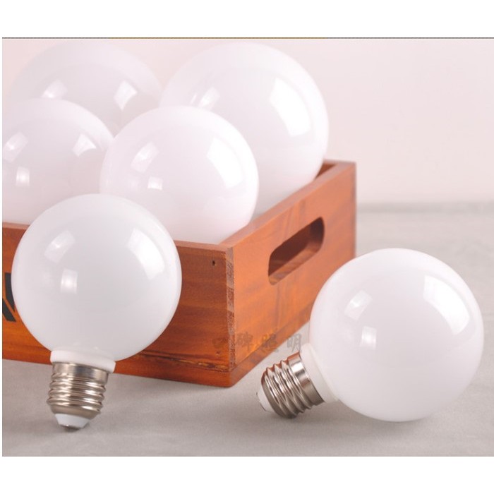 Bộ 8 bóng đèn Led thủy tinh đục G60 5w đui E27