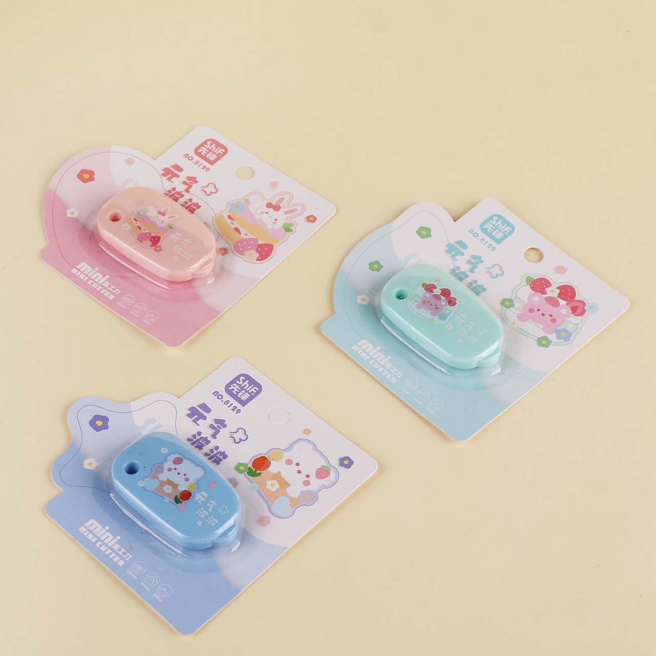 [HCM] Dao rọc giấy mini KHỦNG LONG, QUẢ DỨA dễ thương