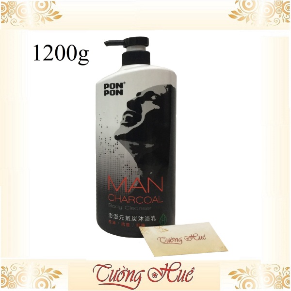 Sữa Tắm Nam Pon Pon Man Charcoal Body Cleanser - 1200g