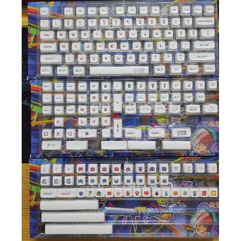 Bộ keycap Gamer First Blood 179 phím PBT XDA profile in dye sub