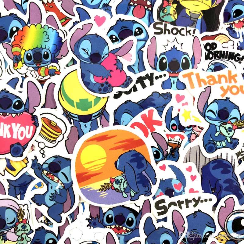 Set 30-80 Sticker Stitch ảnh decal hình dán ép lụa