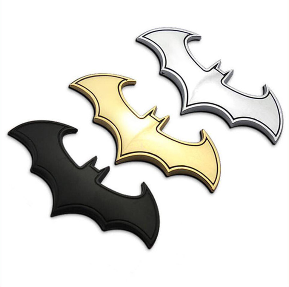 Logo BATMAN 3D Kim Loại Trang Trí Ô Tô