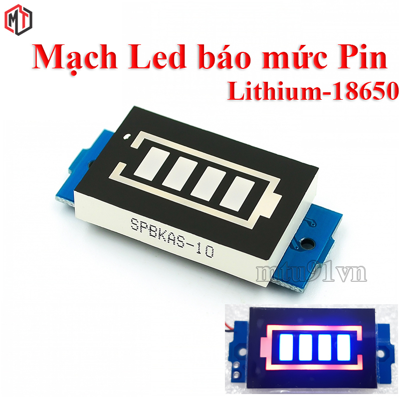 Mạch Led báo mức Pin Lithium ion - 18650 - 1S 2S 3S 4S 5S 6S 7S