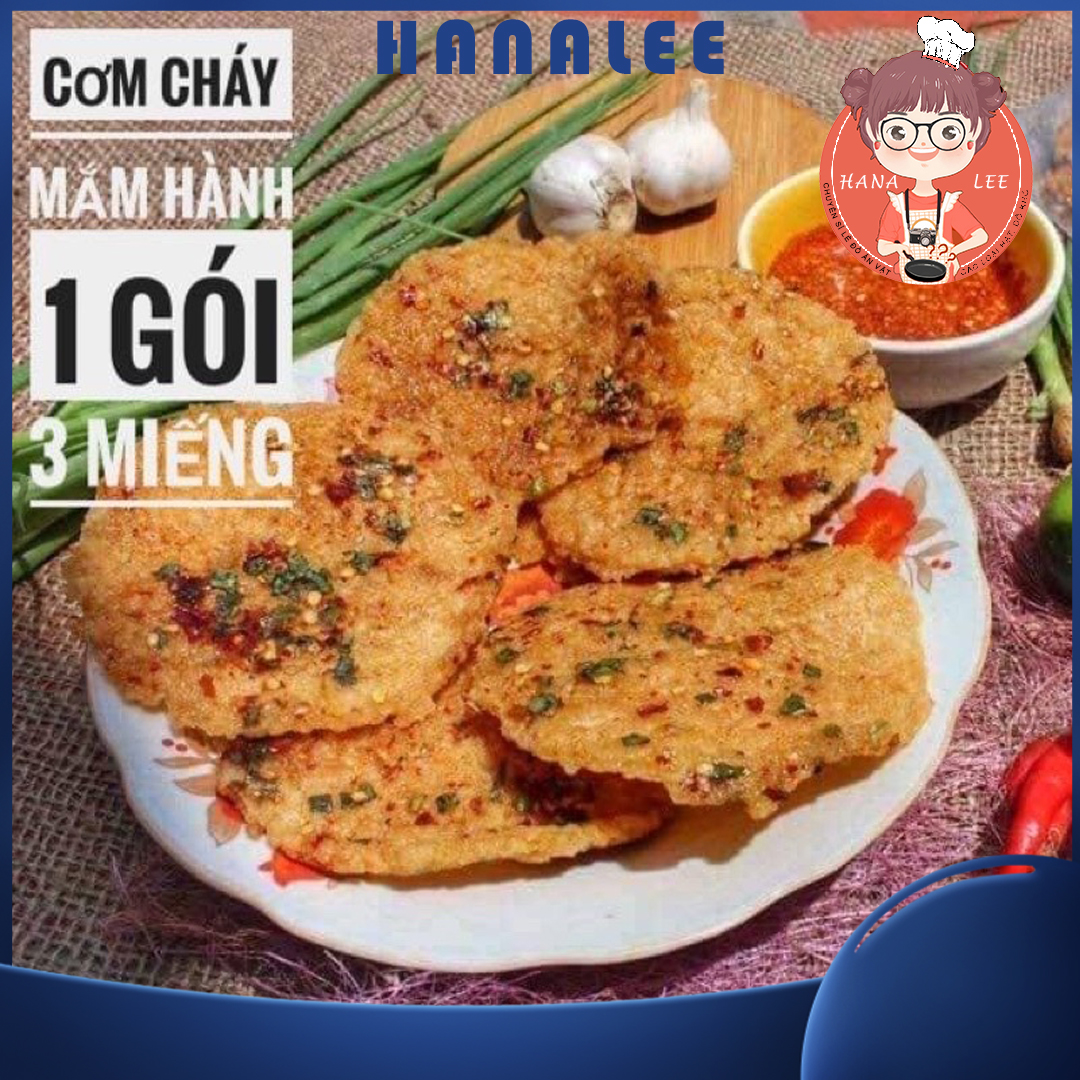 Cơm cháy mắm hành siêu ngon - gói 3 miếng