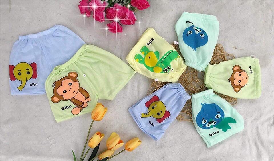 Quần chục cotton cho bé combo 10 quần (quần đùi)