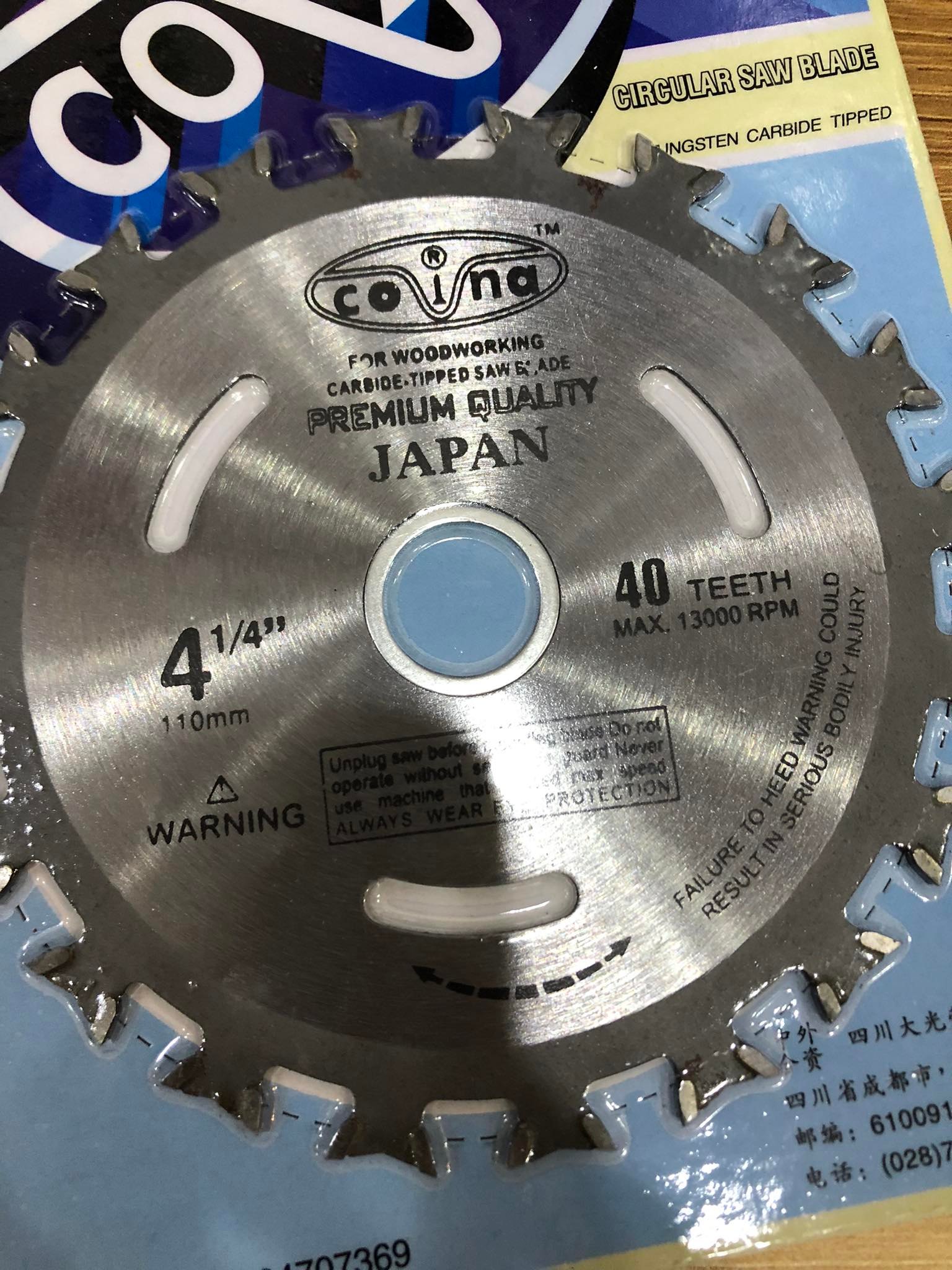 lưỡi cắt gỗ 2 mặt phi d110mm