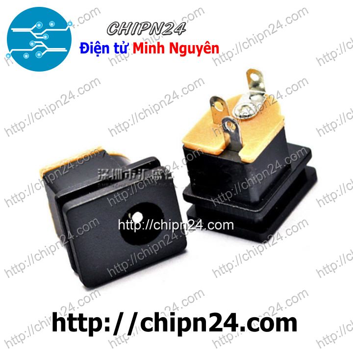[3 cái] (G26) Jack DC vuông DC-015 5.5x2.1mm