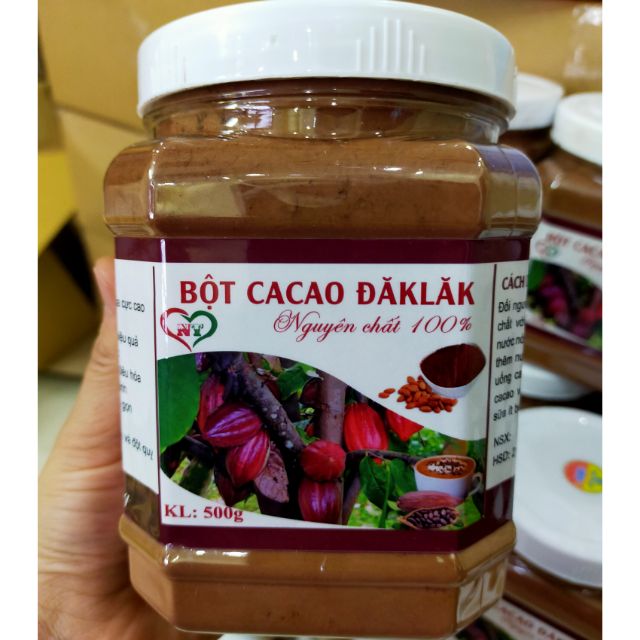 500g bột cacao nguyên chất loại 1 thơm ngon