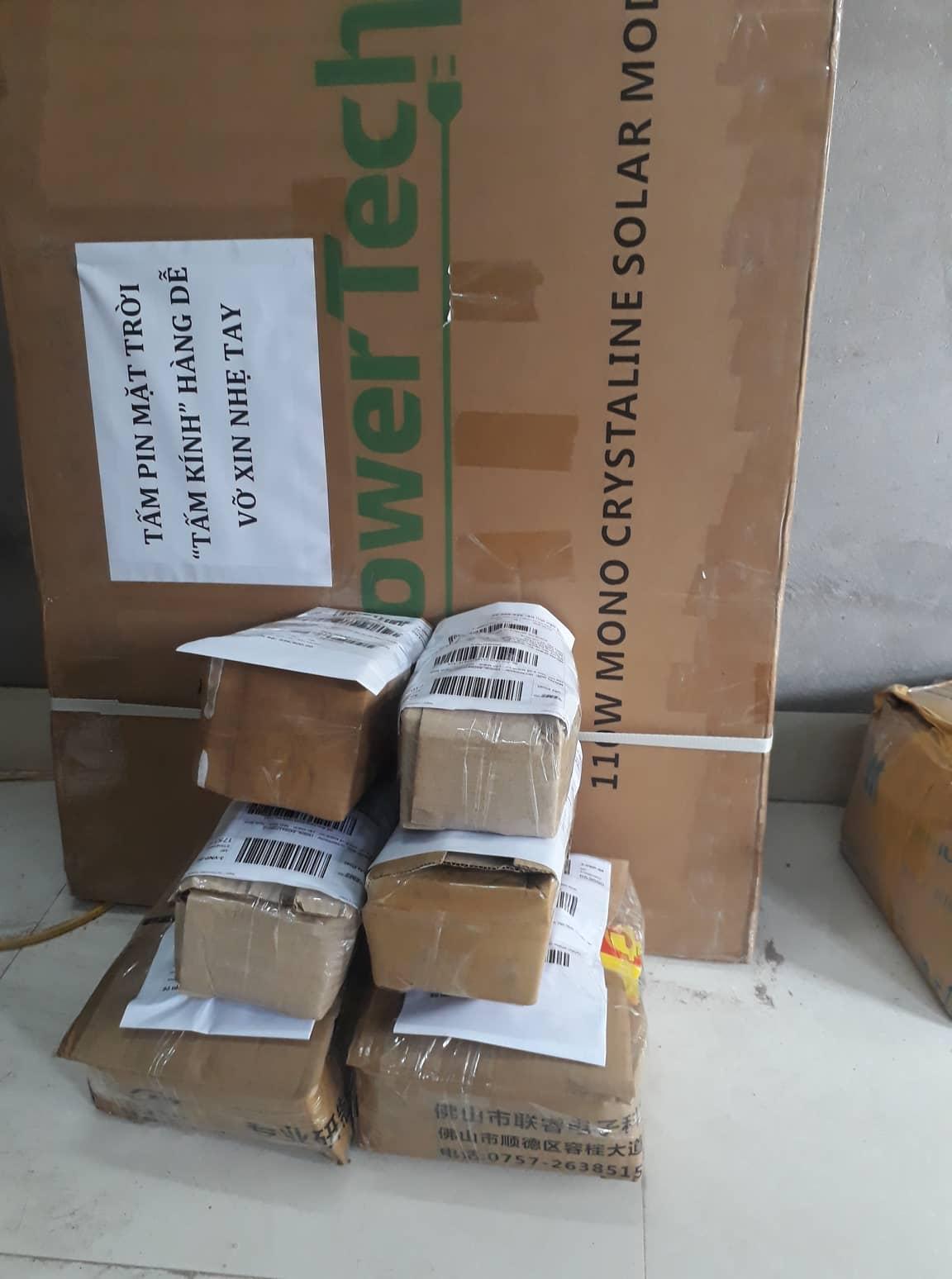Tấm pin mặt trời 110w mono - tặng 1 cặp jack mc4