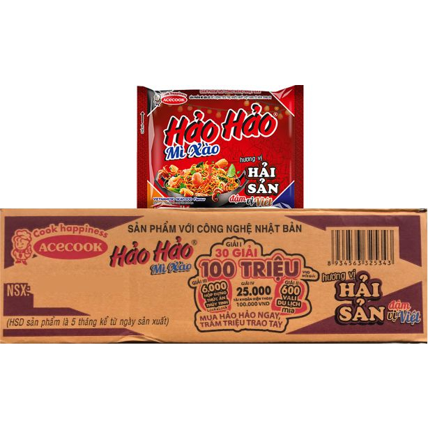 Mì Hảo Hảo Xào Hải Sản (30 gói/71gr)