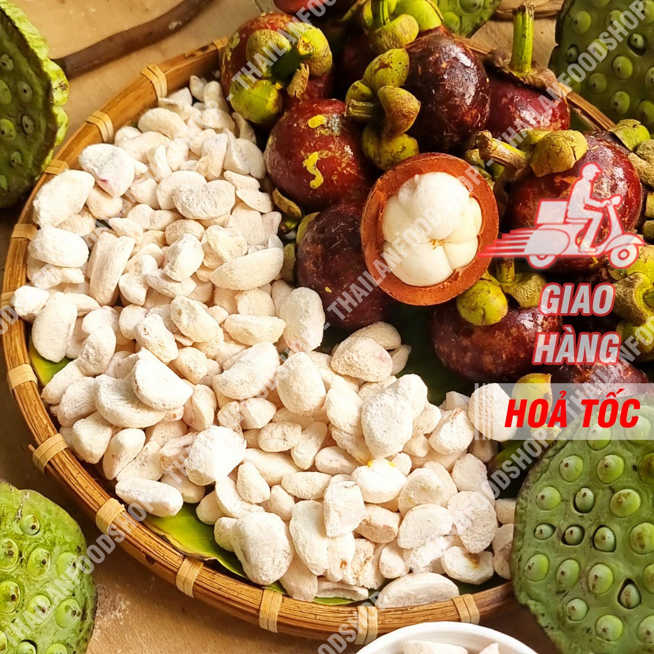 Măng Cụt Sấy Lạnh ( Sấy Giòn) Túi 6 Gói Nhỏ