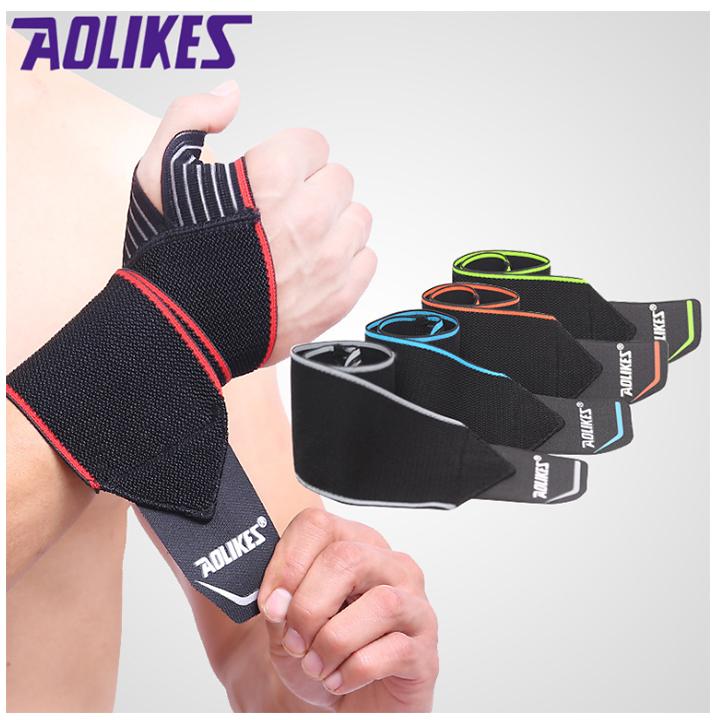 [HCM]Băng quấn cổ tay Aolikes A1540 (1 cặp)
