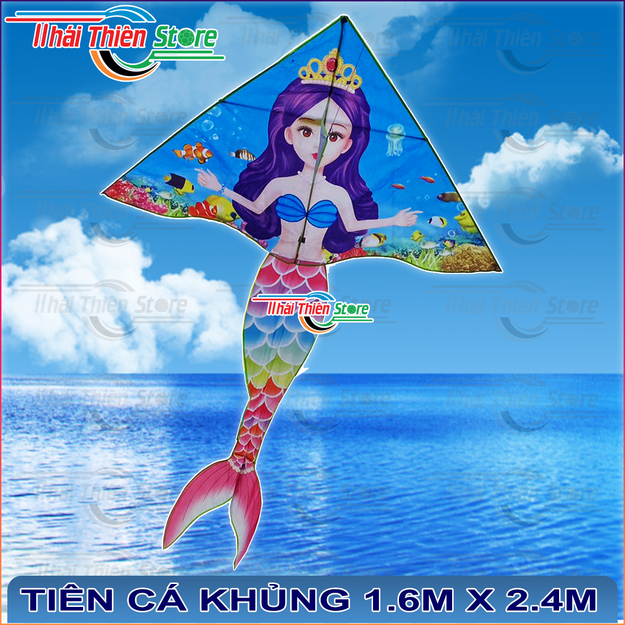 Diều Nàng Tiên Cá Khổng Lồ