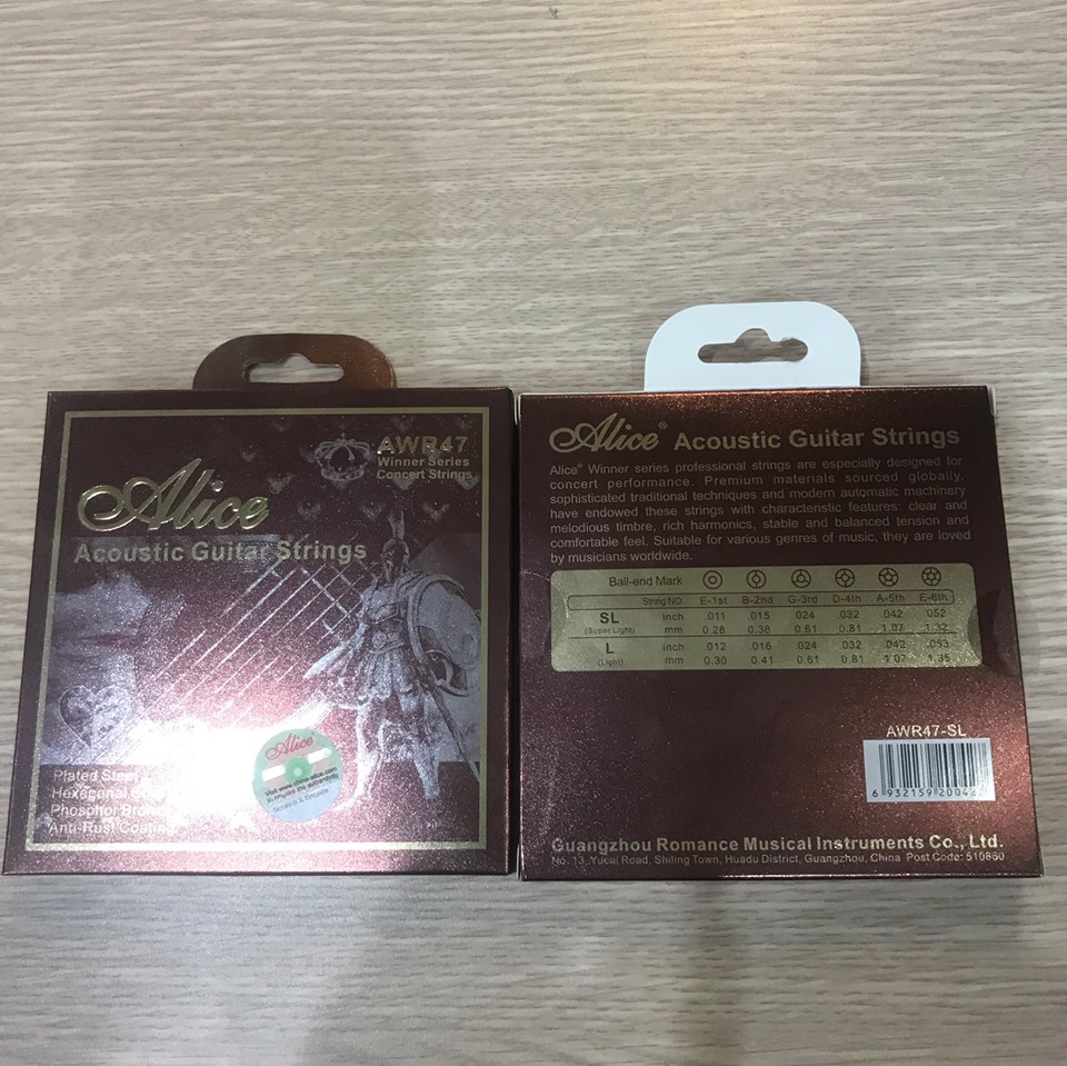 [HCM]Dây đàn guitar acoustic Alice AWR47