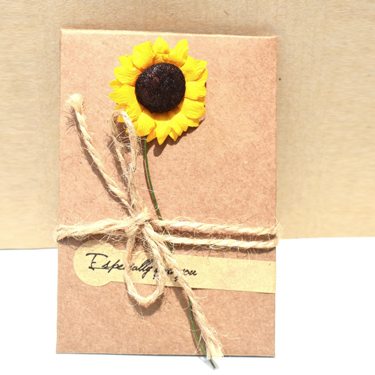 Set thiệp hoa khô handmade BAG U THOAKHO085