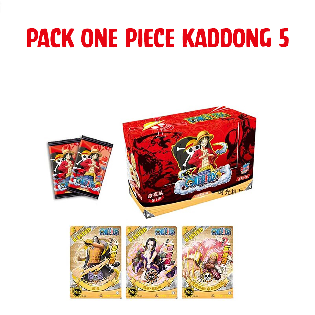 Có sẵn] Pack 5 thẻ card nhân phẩm One Piece Wano quốc Thẻ Card