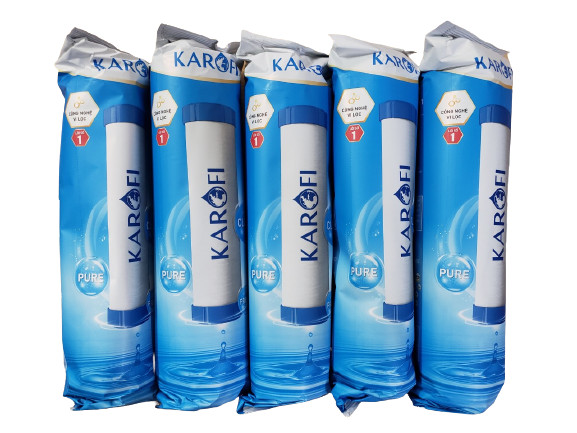 (HCM) Lõi Lọc Nước Karofi Số 1 (10 inch-PP 5 Micron)