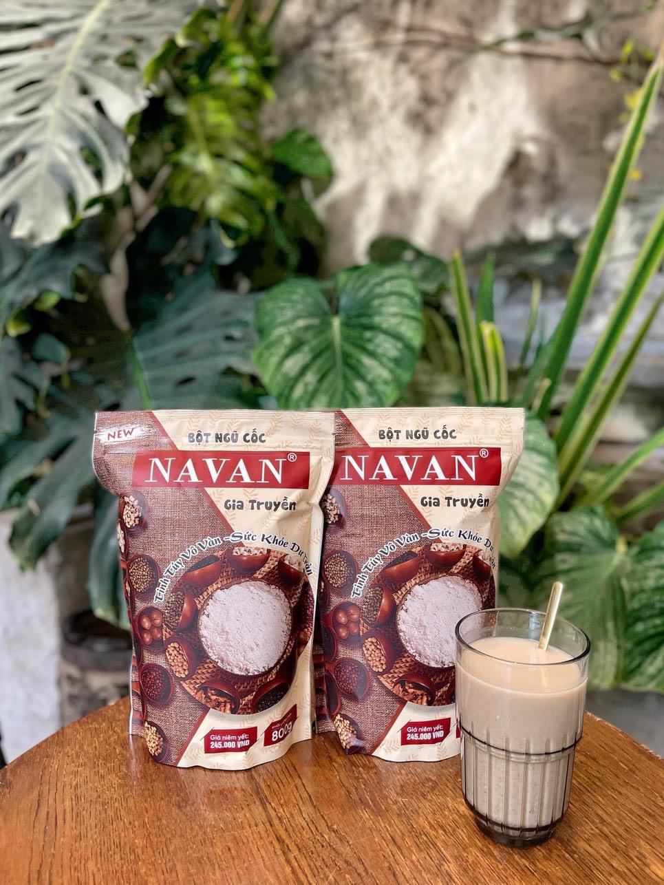 NGŨ CỐC NAVAN TÚI 800G (BỘT NGŨ CỐC PHA UỐNG)