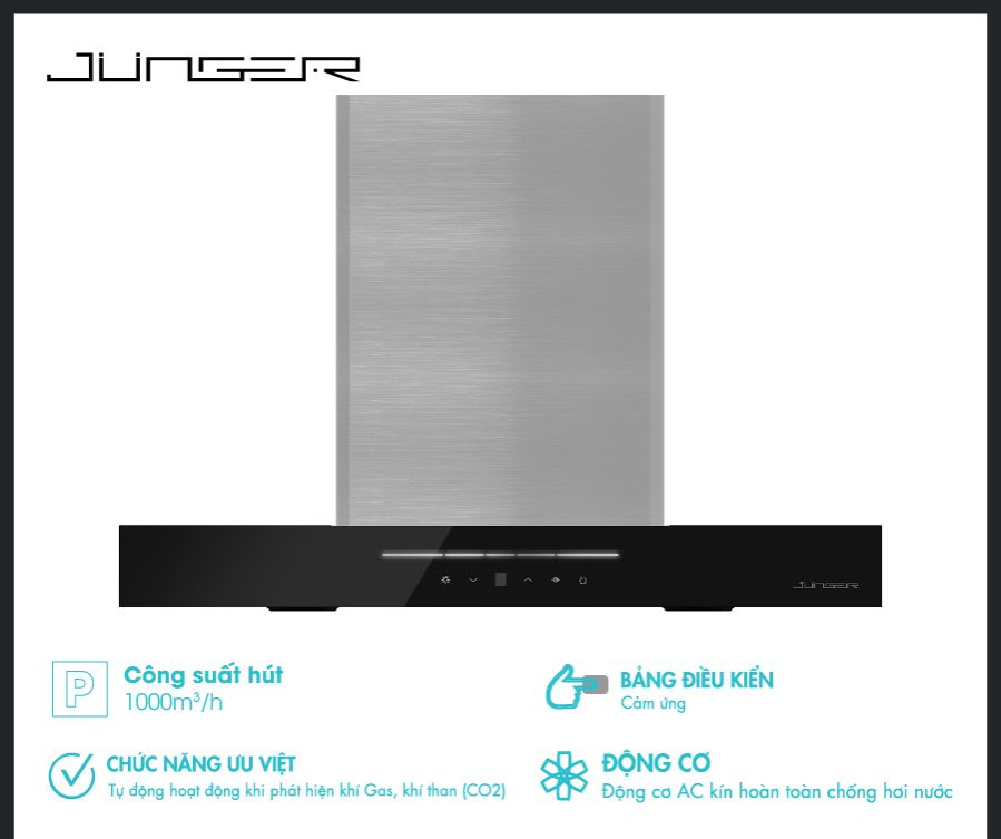 Máy hút mùi Junger HRJ-701 chính hãng