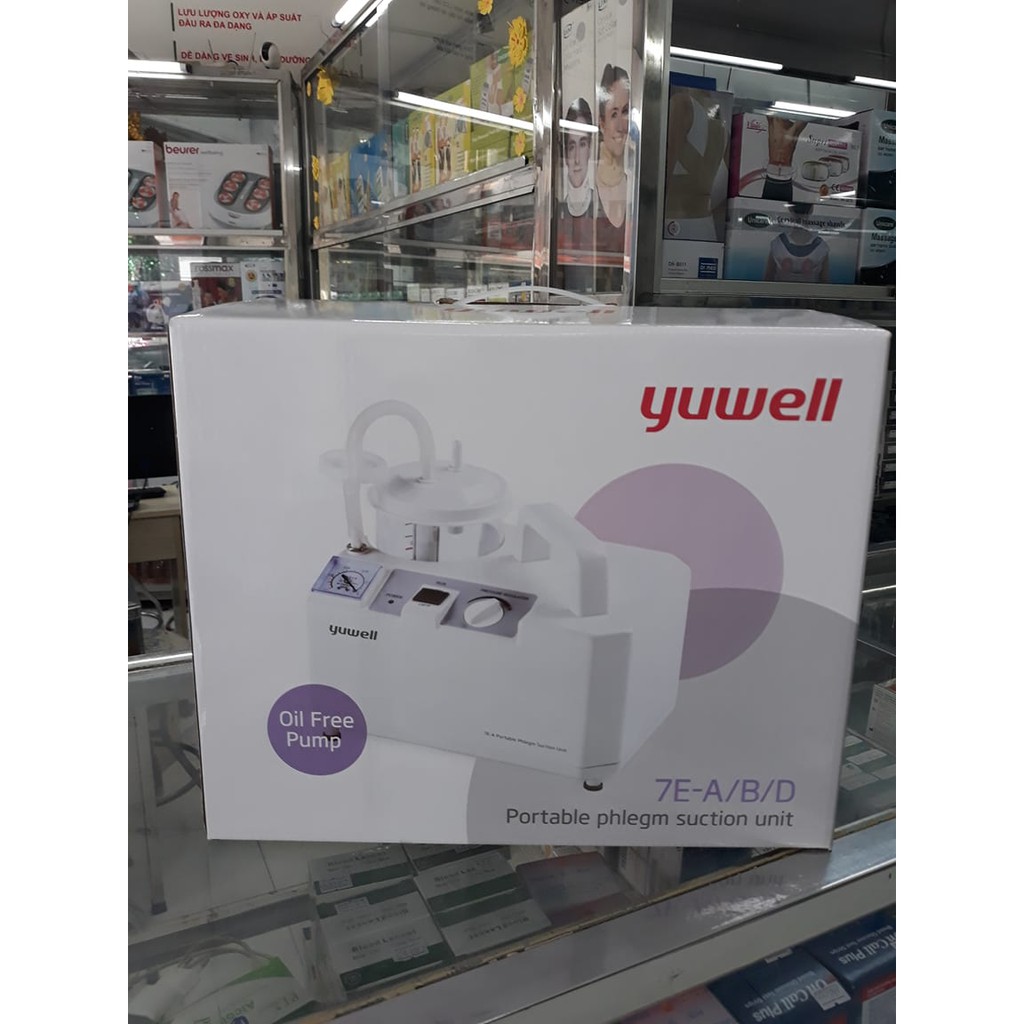 Máy hút dịch hút đàm 1 bình yuwell 7e-a