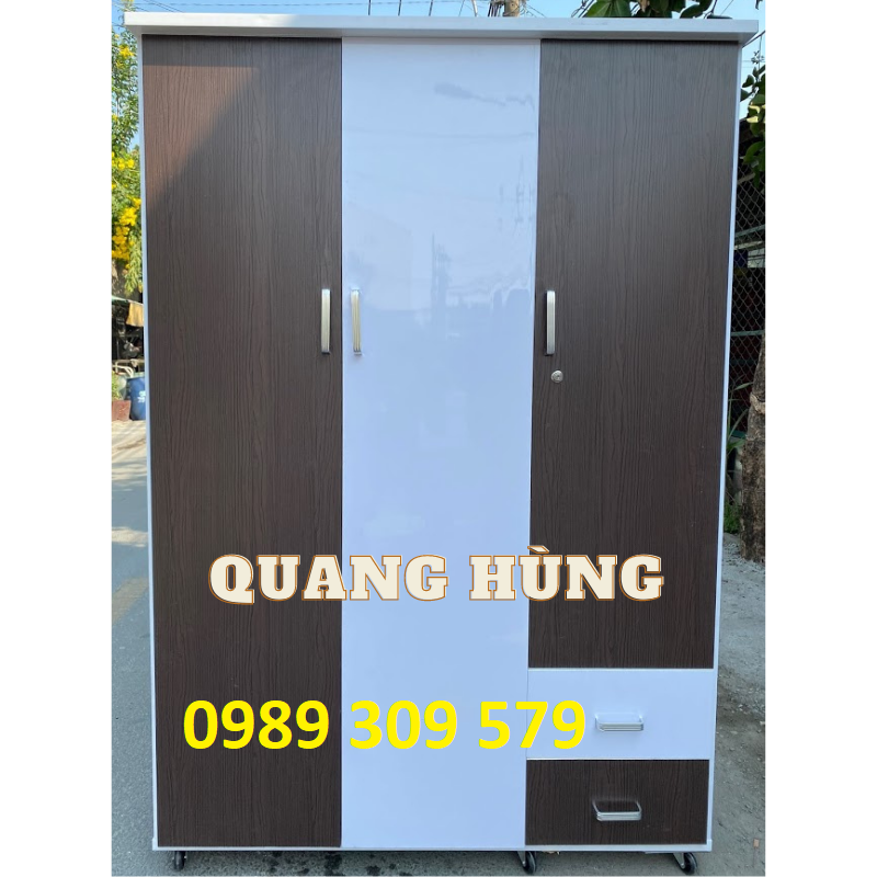 Tủ nhựa đài loan 3 cánh cao cấp hcm