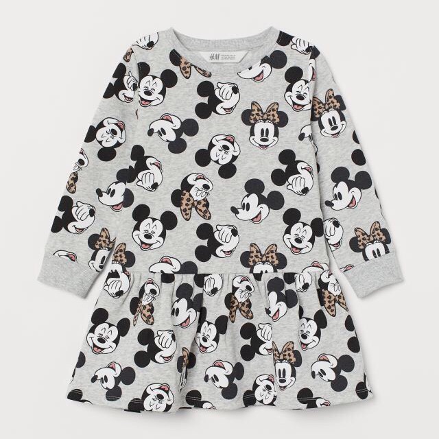 Váy nỉ da cá H&M cho bé từ 1-10 tuổi