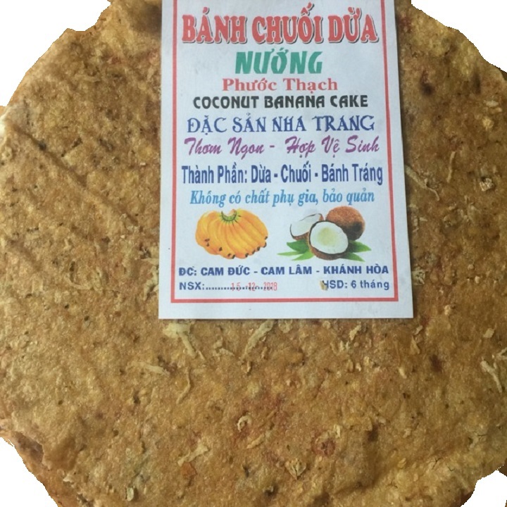 1 CÁI BÁNH CHUỐI DỪA