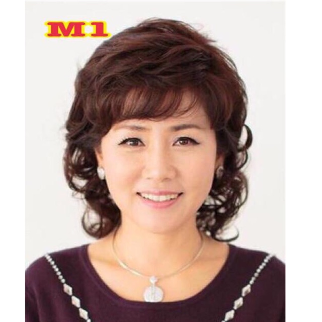Toc giả cao cấp- Tóc nguyên đầu trung niên lỡ tặng kèm lưới