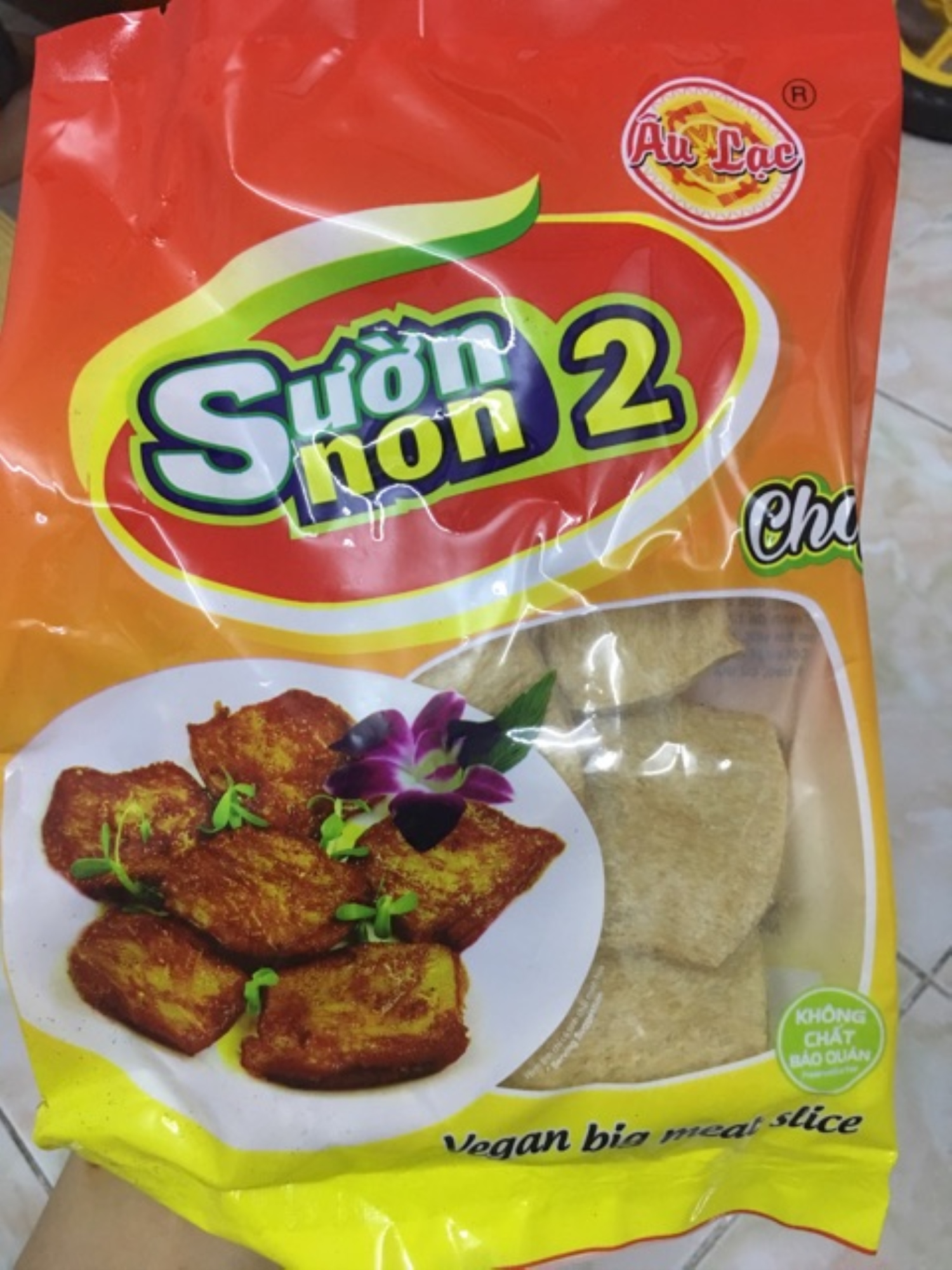 Sườn non 2 chay Âu Lạc gói 100g