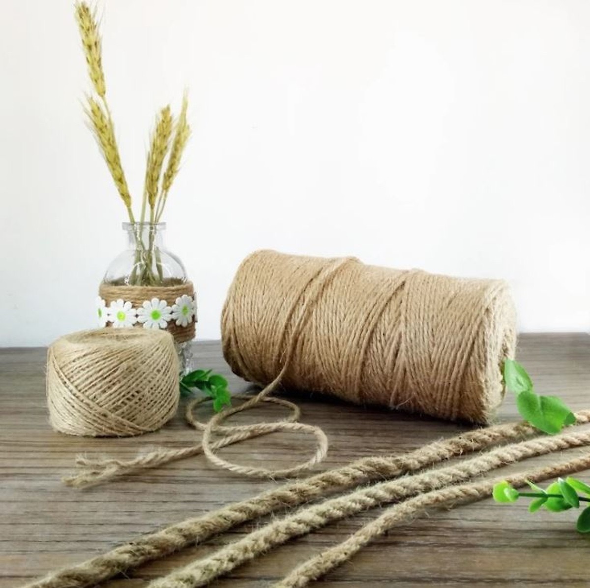 Dây thừng cuộn nhỏ trang trí sinh nhật, handmade ( có sẵn )