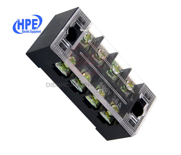 Cầu đấu dây điện 4 pha 25A TB-2504