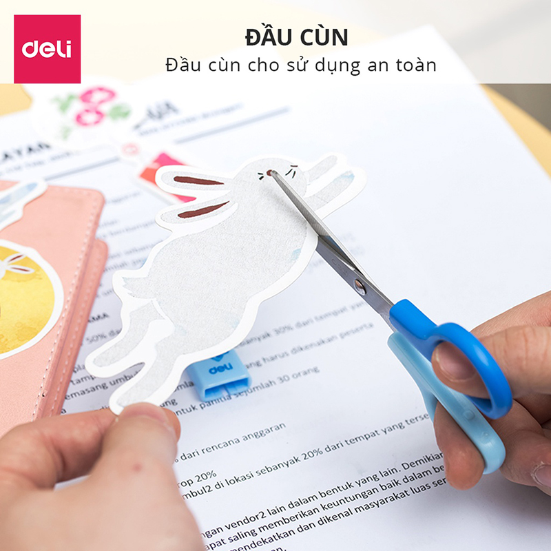 Kéo học sinh 121mm 6021 (Deli)