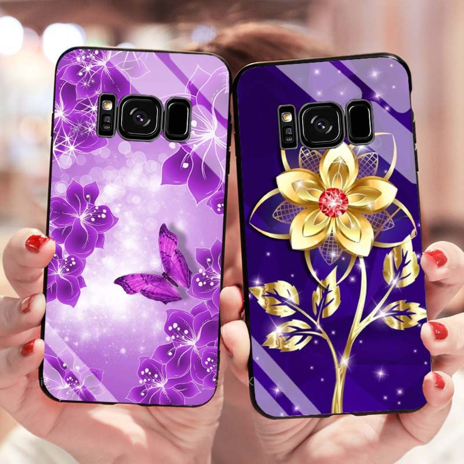 Ốp Samsung Note 8, S8, S8 Plus Lưng Kính Cường Lực Mới ƞhất