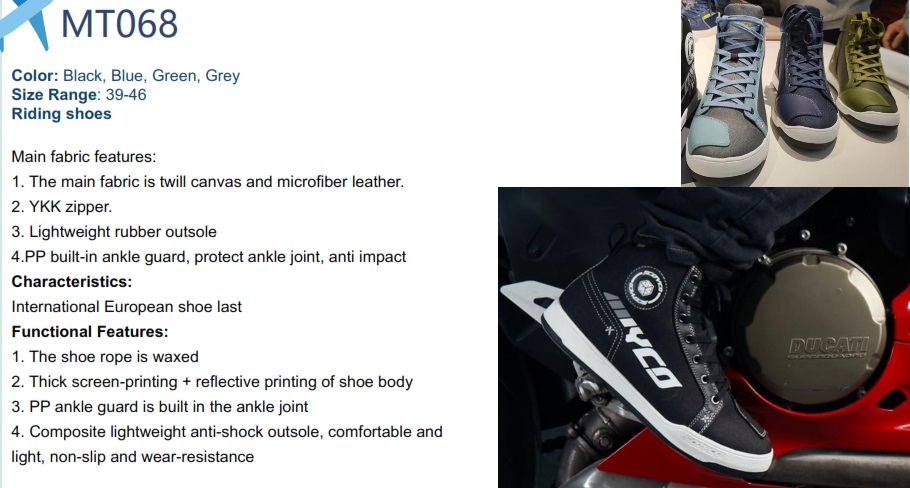 Scoyco Mt068 Motorcycle Protective Shoes